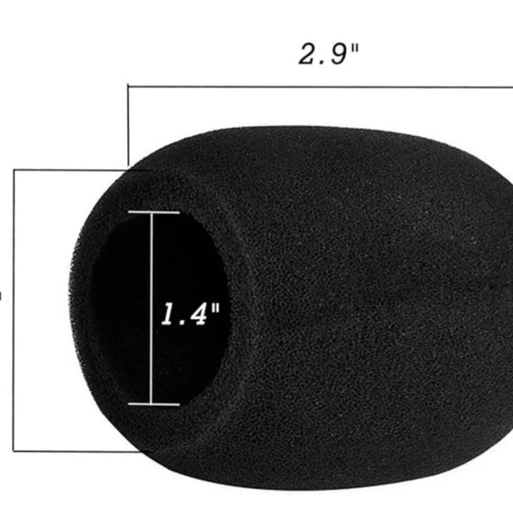 Microphone Windscreen Foam Covers (3 pieces) - Picture 5 of 5